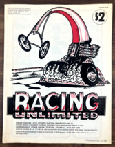 Vintage RACING UNLIMITED 1981 Parts Catalog Hot Rod Drag Race MINNESOTA ... - £11.66 GBP