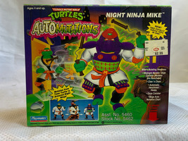 1993 Playmates Toys TMNT AutoMutations &quot;NIGHT NINJA MIKE&quot; Figure Factory... - £63.19 GBP