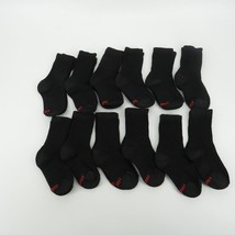 Hanes Boys&#39; Socks Double Tough Cushioned Crew Socks 12-pair Small 4.5-8.5 - £7.82 GBP