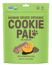 [Pack of 4] Cookie Pal Organic Dog Biscuits with Pumpkin and Chia 10 oz - £40.66 GBP