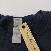 Gildan Ultra Cotton Cobb Atlanta The YMCA Men's Black T-Shirt Long Sleeve Large image 4