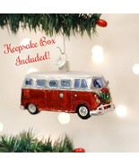 Camper Van Old World Christmas Blown Glass Collectible Holiday Ornament - £18.78 GBP