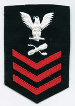 USN RATING BADGE FEMALE ML1 MOLDER FIRST CLASS FOR BLUES - $3.88 CAD