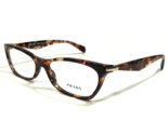 PRADA Eyeglasses Frames VPR 15P PDN-1O1 Tortoise Cat Eye Full Rim 53-16-135 - £104.45 GBP