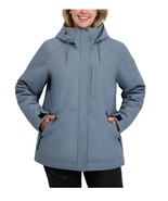 Roxy Womens Jacket Blue Snow Billie Pockets Hood Water Wind Resistant - $1,653.23 MXN