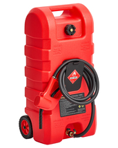 VEVOR Fuel Caddy, 15 Gallon, Portable Fuel Tank with Gravity &amp; Hand Pump... - $125.99