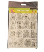 Penny Black Zoophabet Set Clear Stamps Zoo Animals Kids Fun Alphabet 30-015 - £13.11 GBP