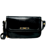 Vintage Empress Black Leather Organizer Purse – Gold Hardware, Snap Clos... - $50.75 CAD
