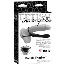 Pipedream Fetish Fantasy Elite Double Trouble 6 in. Silicone Dual-Entry Strap-On - £35.22 GBP