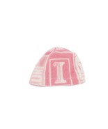Polar Fleece Pink U of I Illini Handmade Beanie Hat Baby Size NB-12 Months - £8.17 GBP