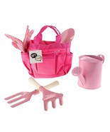 KidS Garden Tool Set With Child Safe Shovel, Rake, Fork, Gloves, Waterin... - £52.58 GBP