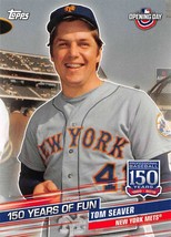 2019 Topps Opening Day 150 Years Of Fun #YOF13 Tom Seaver New York Mets - £0.75 GBP