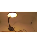 Vintage Antique Industrial Adjustable Desk Lamp RODALE Cast Iron Base-WO... - $78.06 CAD