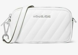 Michael Kors Rose Quilted Convertible Belt Bag White Silver 35T0SXOC1I NWT $348 - £67.67 GBP