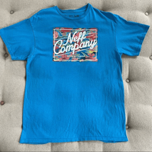 Neff Company Blue Short Sleeve Graphic Tshirt L - $16.20