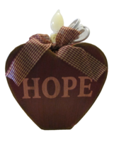 Hope Apple Cottagecore Farmhouse Candle Lamp Country Light Autumn Thanksgiving - £43.95 GBP