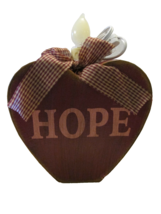 Hope Apple Cottagecore Farmhouse Candle Lamp Country Light Autumn Thanks... - $54.99