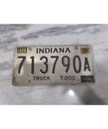 Vintage 1998 Indiana Truck 7000 License Plate 713790A Expired Kosciusko ... - $149.65 MXN