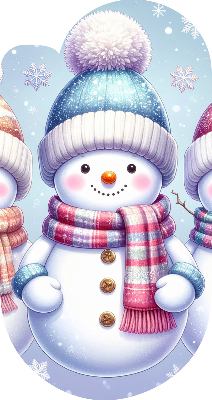 Winter Christmas Paperclip Design Clipart 100 PNG Digital Download Bundle vol 3 Item image 5