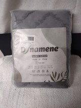 New, Dynamene-Chevron Striped Tufted Grey 72&quot; x 78&quot; Shower Curtain - £18.84 GBP