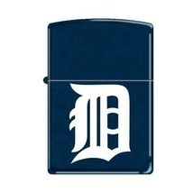 Zippo Lighter - Detroit Tigers Old English &quot;D&quot; Blue Matte - 851461 - £25.31 GBP