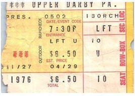 Hot Tuna Ticket Stub May 2 1976 Upper Darby Pennsylvania - $34.64