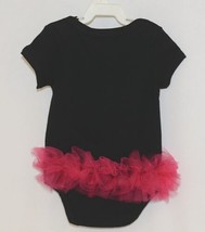 Doomagic Black One Piece Pink Tutu Red Heart Wings Crown Size 9 to 12 Months image 2
