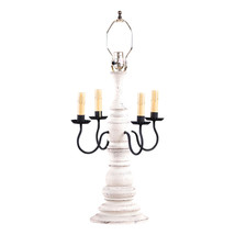 Bradford Lamp Base in Vintage White - $449.41
