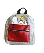 Bioworld Peanuts MINI Backpack Silver Multi-Color Woodstock Snoopy 11&quot; x 9&quot; - £44.63 GBP