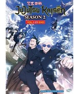 Jujutsu Kaisen Season 2 TV Series (1-23 End) Anime DVD [English Dub] [Free Gift] - $31.99