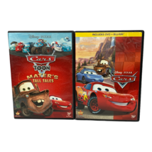 Disney Pixar 2 DVD/Blu-Ray Lot Cars 1 &amp; 2 (Blu-Ray) &amp; Mater&#39;s Tall Tales (DVD) - £9.02 GBP