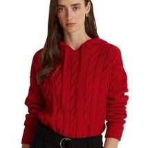 Lauren Ralph Lauren Cable-Knit Cotton Hoodie Sweater - £46.88 GBP