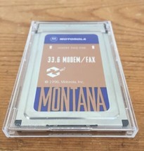 1996 Motorola Montana 33.6 Cellular Modem Fax PC Card w Plastic Part 620... - $29.99