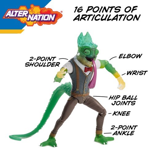 Alter Nation Sham Action Figure Color-Changing Hybrid w/ Comic | Ages 6+ Gift Item image 6