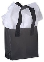 EGP Frosted High Density Shoppers, 250 Count, 8 x 5 x 10 (Black-12) - £118.23 GBP+