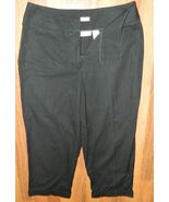 Womens Classic Liz Claiborne Black Cropped Pants size 8  30x22 - $13.81