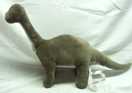 Ikea Jattelik Nice Soft Gray Brontosaurus Dinosaur 21&quot; Plush Stuffed Animal Toy - £14.60 GBP