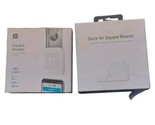 Square Reader A-SKU-0485 &amp; Square Dock for Square Reader - OPEN BOX NEVE... - $46.74