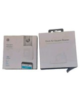Square Reader A-SKU-0485 &amp; Square Dock for Square Reader - OPEN BOX NEVE... - £36.50 GBP