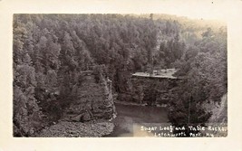 Letchworth Park Ny ~ Zucchero Loaf &amp; Tavolo Rocks ~1910s Vero Foto Cartolina - £5.53 GBP