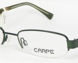 CARPE 31302-3 Grün Brille Metall Halbe Felge Rahmen 50-17-135mm - £44.66 GBP