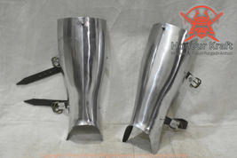 greaves armor Historical Leg Greaves Armour for Fighting SCA Armour Costume - $134.99+
