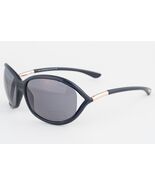 Tom Ford Jennifer Black &amp; Gold / Gray Polarized Sunglasses TF008 01D - $303.05