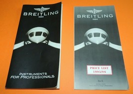 BREITLING 1884 WRIST WATCH SALES BROCHURE CATALOGUE &amp; UK PRICE LIST 1995... - £95.91 GBP