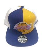 Mitchell &amp; Ness Los Angeles Lakers Fitted Hat Cap Reload 2.0 Pinwheel Si... - £20.47 GBP