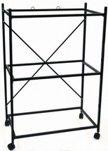 YML 4164BLK Three Shelf Stand for Medium Bird Breeding Cage in Black - £158.69 GBP