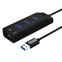 DM CHB007 4 Ports USB 3.0 Hub 5Gbps High Speed Transfer Docking Station ... - $6.31