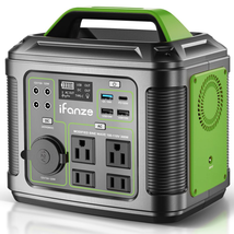 300W Portable Power Station 296Wh 80000Mah Outdoor Solar Generator Quick Charge - £178.39 GBP