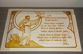 * TRI CHEM 8280 ST FRANCIS PRAYER INSTRUMENT OF PEACE Picture to paint T... - $243.52 MXN