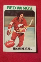 1975-76 Topps Bryan Hextall #26 Detroit Red Wings FREE SHIPPING - $1.99
